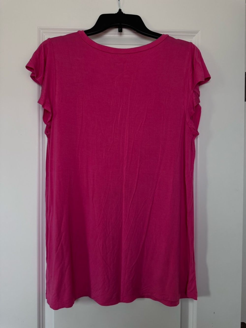 torrid Fuchsia V-Neck Short Sleeve Tee - Picture 4 of 4